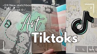 Art tiktok compilation! ✨ [ SATISFYING, INSPO, SKETCHBOOK SPREADS ]