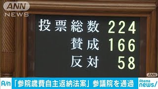“歳費自主返納”が参院通過　反対野党は辛辣に批判(19/06/05)
