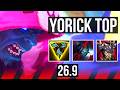 YORICK vs DARIUS (TOP) | KR Master | 26.9