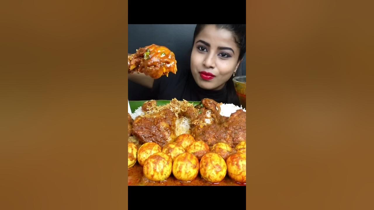 ASMR: Eating delicious whole chicken curry egg curry mutton curry shrimp biryani rice Mukbang šš¤¤ ASMR: Eating delicious whole chicken curry egg curry mutton curry shrimp biryani rice Mukbang šš¤¤