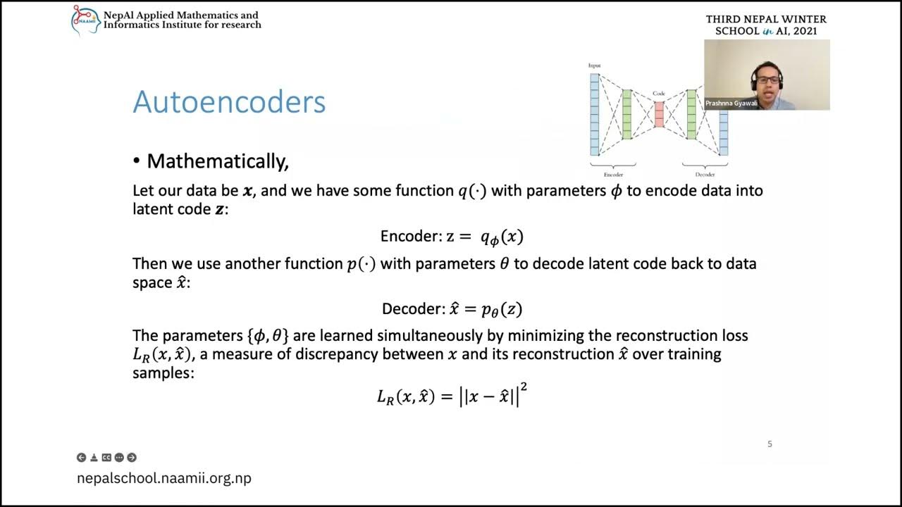 Variational Autoencoders (VAEs) | Third Nepal Winter School in AI | Day ...