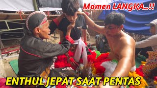 UNTUK PERTAMA KALINYA ENTHUL JEPAT SAAT PENTAS || Mbah toyok sampai turun tangan