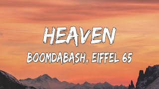 Boomdabash Eiffel 65 - Heaven Testo Lyrics
