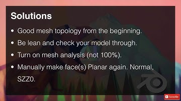 Blender Non Planar geometry meaning Blender Tutorials