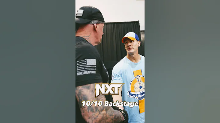 NXT 10/10 Backstage #undertaker #johncena #codyrhodes #nxt #wwe