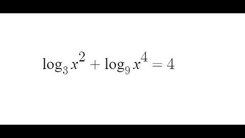 Grade 12 Advanced Functions - Solving log equation (Ch 8.6)