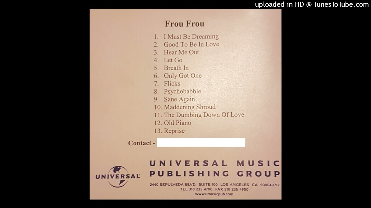 Frou Frou -  Let Go (2001 Demo)