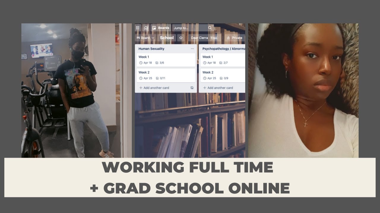 Day In Grad School Full Time + Full Time Office Manager // Vlog