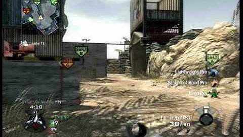 Call of duty Black ops  Mlg Gameplay [Firing Range] [Dom] [Gamebattles]