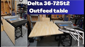 The ULTIMATE Delta 36-725t2 Outfeed Table!