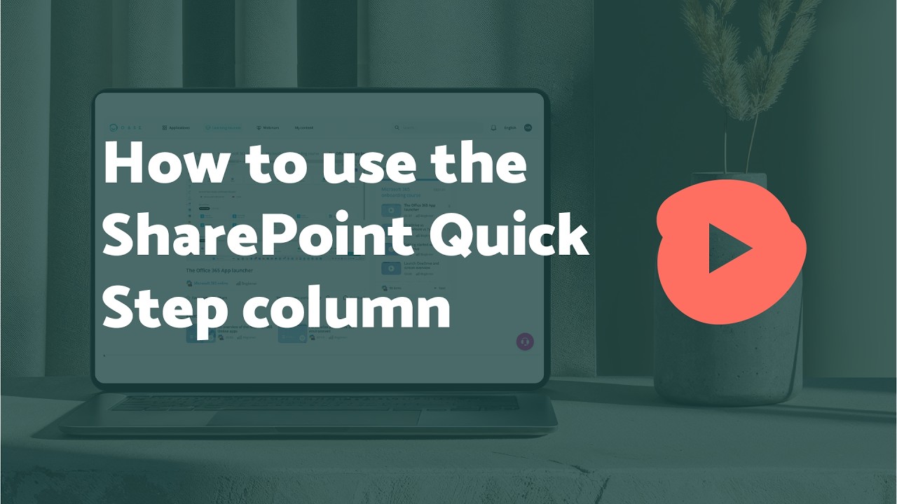 How to use the SharePoint Quick Step column - YouTube