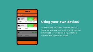 How to Log into Venue Manager Hey You App screenshot 1