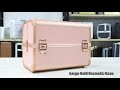 Lucky case  factory professional makeup train case cosmetic box