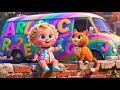 Learn ABC on Busy Van Ride | Fun Alphabet Song for Kids | Nursery Rhymes in English