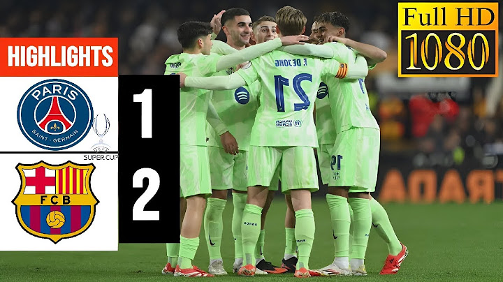 Barcelona vs PSG 2-1 Full Highlights UEFA Super Cup Final 2025 | Football Life 2025 Realistic Mod