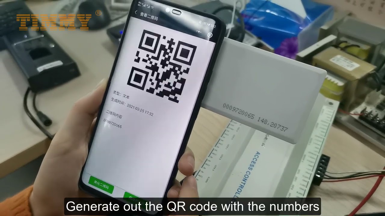 QR Code& RFID Card reader - YouTube