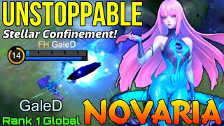 Stellar Confinement! Novaria Unstoppable Gameplay - Top 1 Global Novaria by GaleD - Mobile Legends