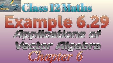 12th Maths Example 6.29