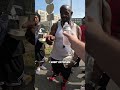 Handing Out Drinks To Thirsty People Handing Out Drinks To Thirsty People