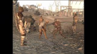 Found this neat little easter egg near the vapl-84 power station in
fallout 3. 4 raiders beating an unarmed and unclothed raider with
baseball bats, training...