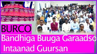 ''BANDHIGA BUUGA GAARSO INTAANAD GUURSAN AYAA LAGU QABTAY MAGALADA BURCO