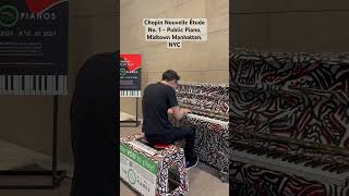 Public Piano - Manhattan, NYC - Chopin Nouvelle Étude No. 1 (4) - 6/24/24 #pianolessonsonline