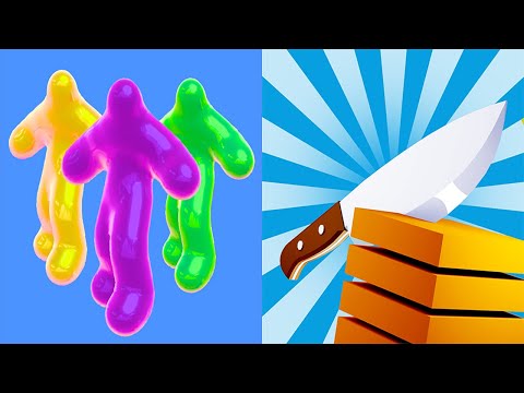 Blob Runner 3D VS Slice it All Android iOS Gameplay Level 81-85