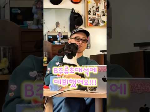 (vlog) B주류초대석 촬영장에 방문한 강아지들