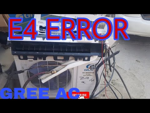 Gree AC  || E4 ERROR || easy solution || Inverter