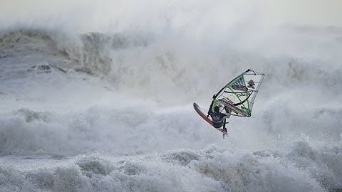 Windsurfing through hurricane conditions - Red Bull Storm Chase Final 2014