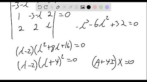 Find a spectral decomposition of the matrix in the given exercise. Exercise 2