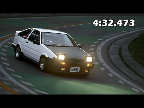 Tsubaki Line Downhill AE86 Tuned run (4:32.473)