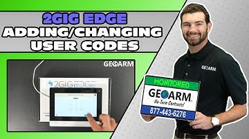 2GIG EDGE: Adding/Changing User Codes