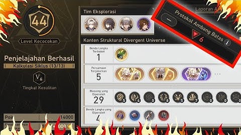 SHOWCASE! Divergent Universe Difficulty V6 Firefly Break Effect Team - Honkai: Star Rail