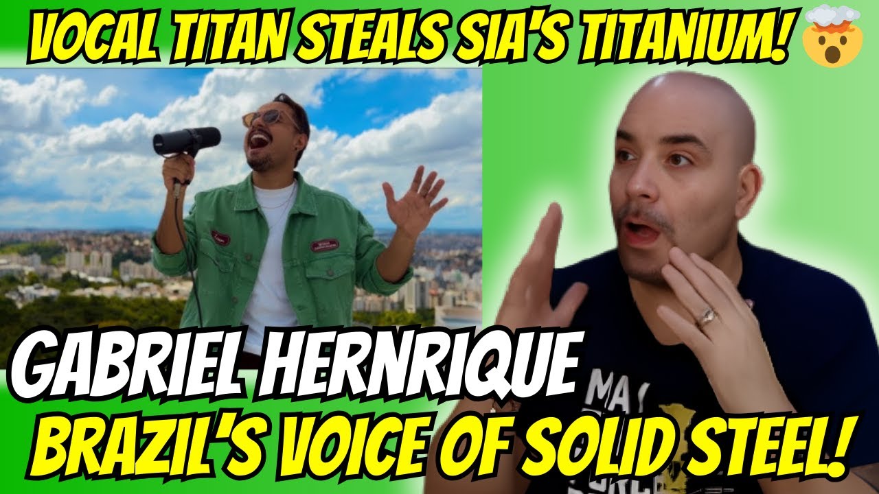 Gabriel Henrique Just Stole Sia's TITANIUM - REACTION!