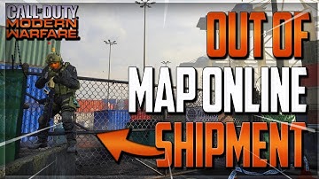 COD MW - *NEW* INSANE WALLBREACH OUT OF MAP GLITCH ON "SHIPMENT" ONLINE !
