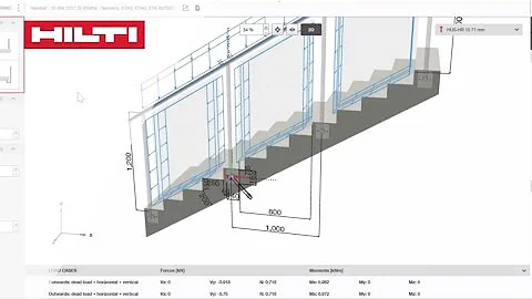 HOW TO model installing handrails with the Hilti PROFIS Engineering Suite software