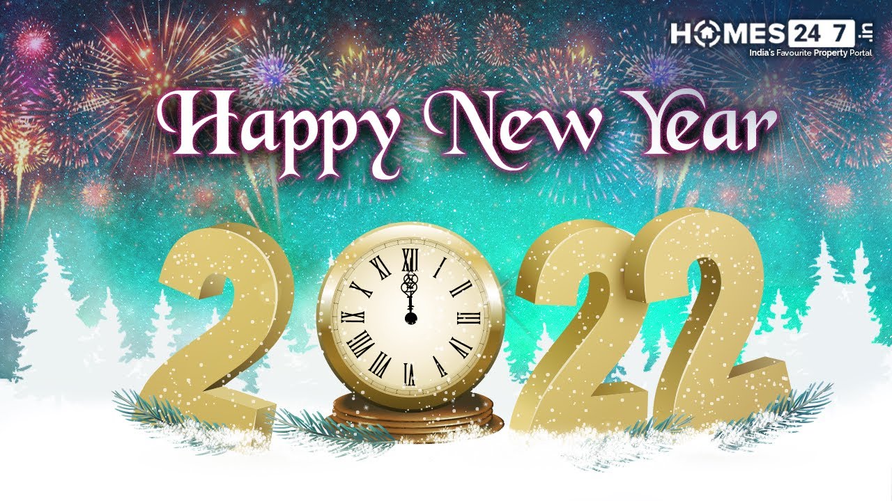 Happy New Year 2022  New Year Animated WhatsApp Status  Homes247in