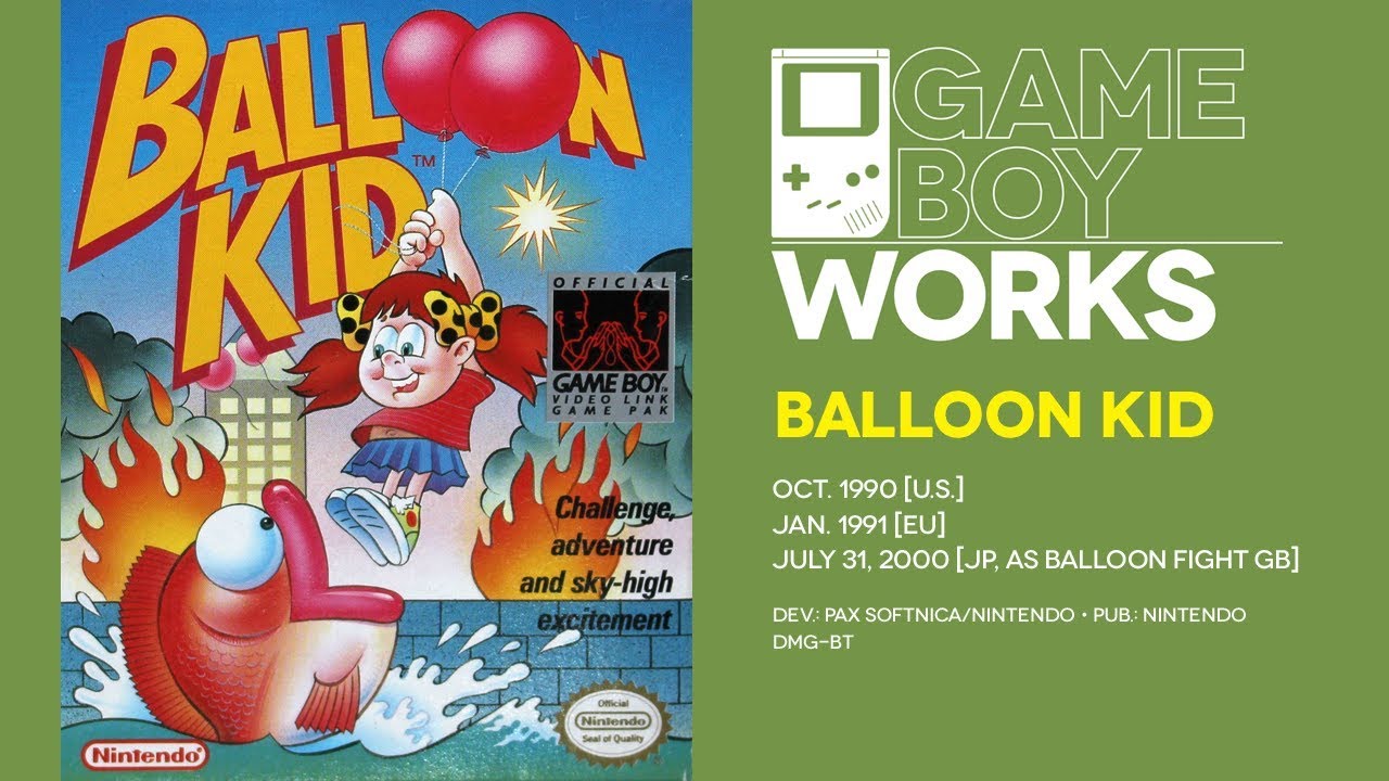 Balloon Kid retrospective: 99 kinder ballons | Game Boy Works #093 - YouTube