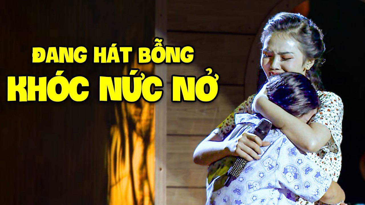 Cô gái quá nhập tâm đang hát bỗng KHÓC NỨC NỞ, tác giả cũng vỡ òa 