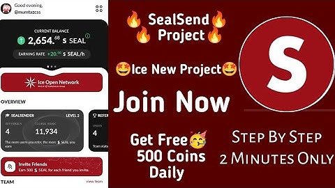 SealSend new amazing project by ice step by step || sauce world sunwave KYC  #icenetwork  #sealsend