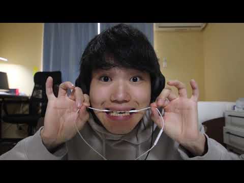 【ASMR】初めてマイクを噛む【SUB】Mic Nibbling for the first time.