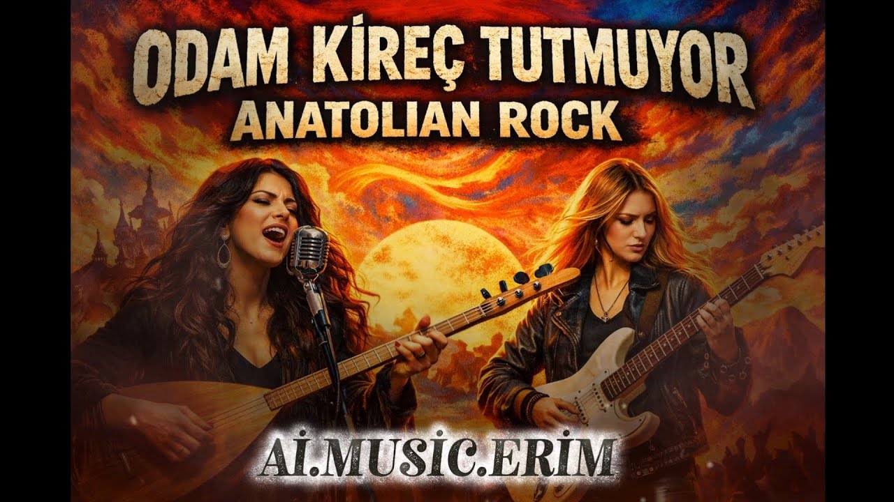 ODAM KİREÇ TUTMUYOR (Lümüne)  Psychedelic Anatolian Rock Cover @Ai.Music.Erim.1 