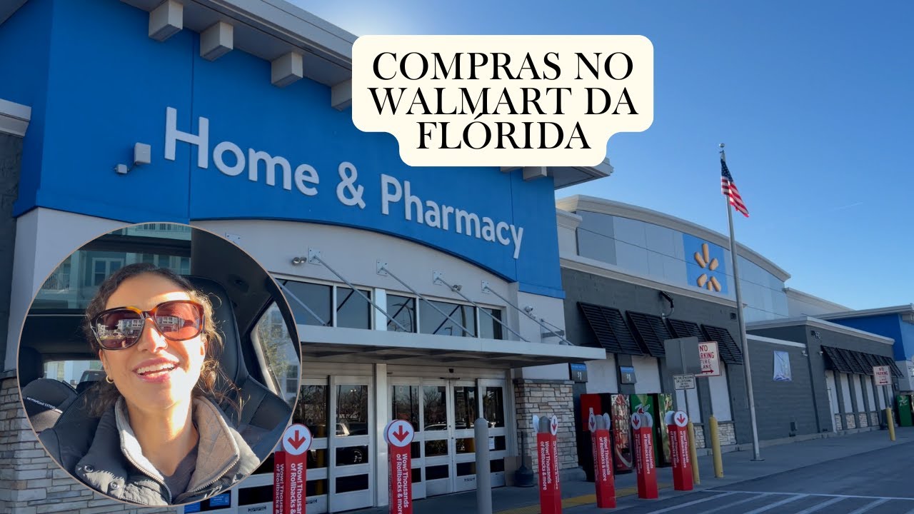 Compras da semana no Walmart em Clearwater na Flórida