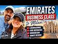 Flying Emirates Business Class to Milan | Luxury Lounge, Sky Bar & Travel Review