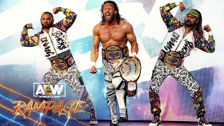 Exclusive The Elite & The Firm Make Their Trios Championship Match Entrances Aew Rampage, 2323