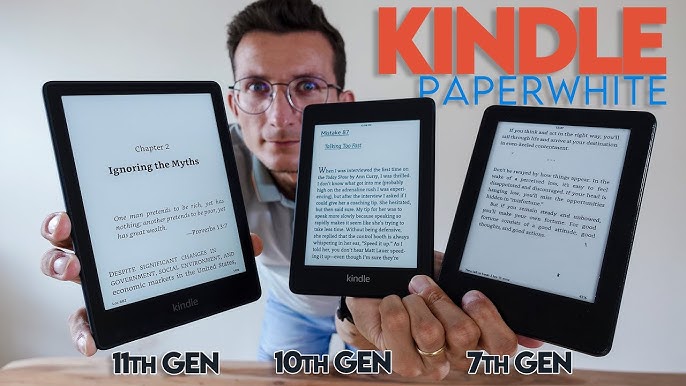 Kindle 10th Gen versus Kindle Paperwhite 11th Gen Side By Side Unboxing and  Comparison 