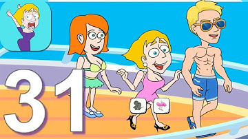 Save The Girl - Gameplay Walkthrough Part 31 New Levels Beach Dating (Android,iOS)