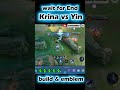 Karina vs Yin #mobilelegends #mlbb #shorts #karina #yin