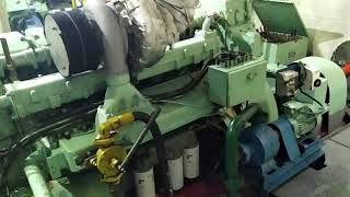 Mesin kapal tanker.. mitsubishi S6R2MTK X 2 ( 720 PS x 537 kw x 1450 rpm)